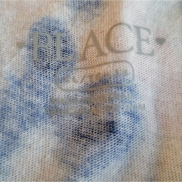 🤸‍♀️3 for 12🤸‍♂️ The Childrens Place Tie Dye Tie Front Flutter Sleeve Top XL - Picture 4 of 4